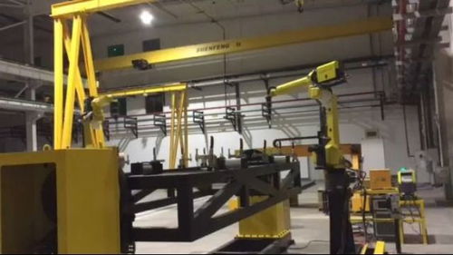 鑫金雨公司產品介紹 清槍站、變位機、行走軌道、桁架機械臂及焊煙除塵器